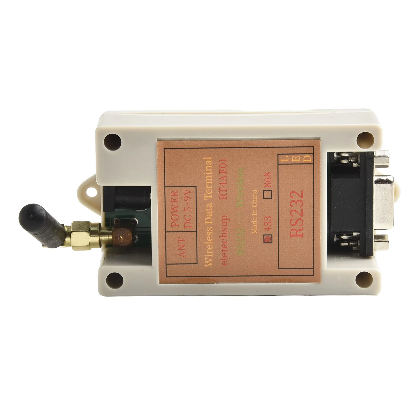 

Reliable Wireless Transceiver for Extended Distance Serial Data Transmission RS232 433M & RS232 868M Compatibility