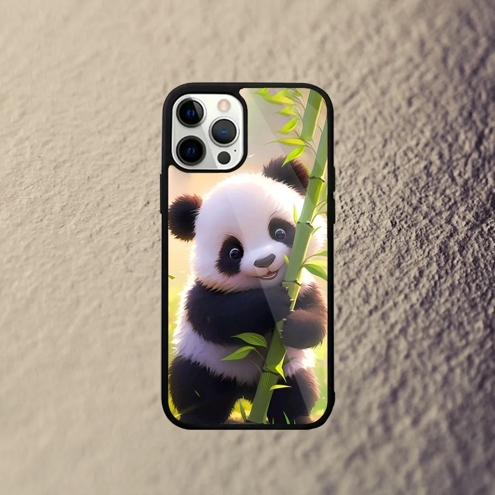 Fubao Panda Cute Animal Phone Case For iPhone 15,14,13,12,11,Plus,Pro,Max Mini Magsafe Magnetic Wireless Charging