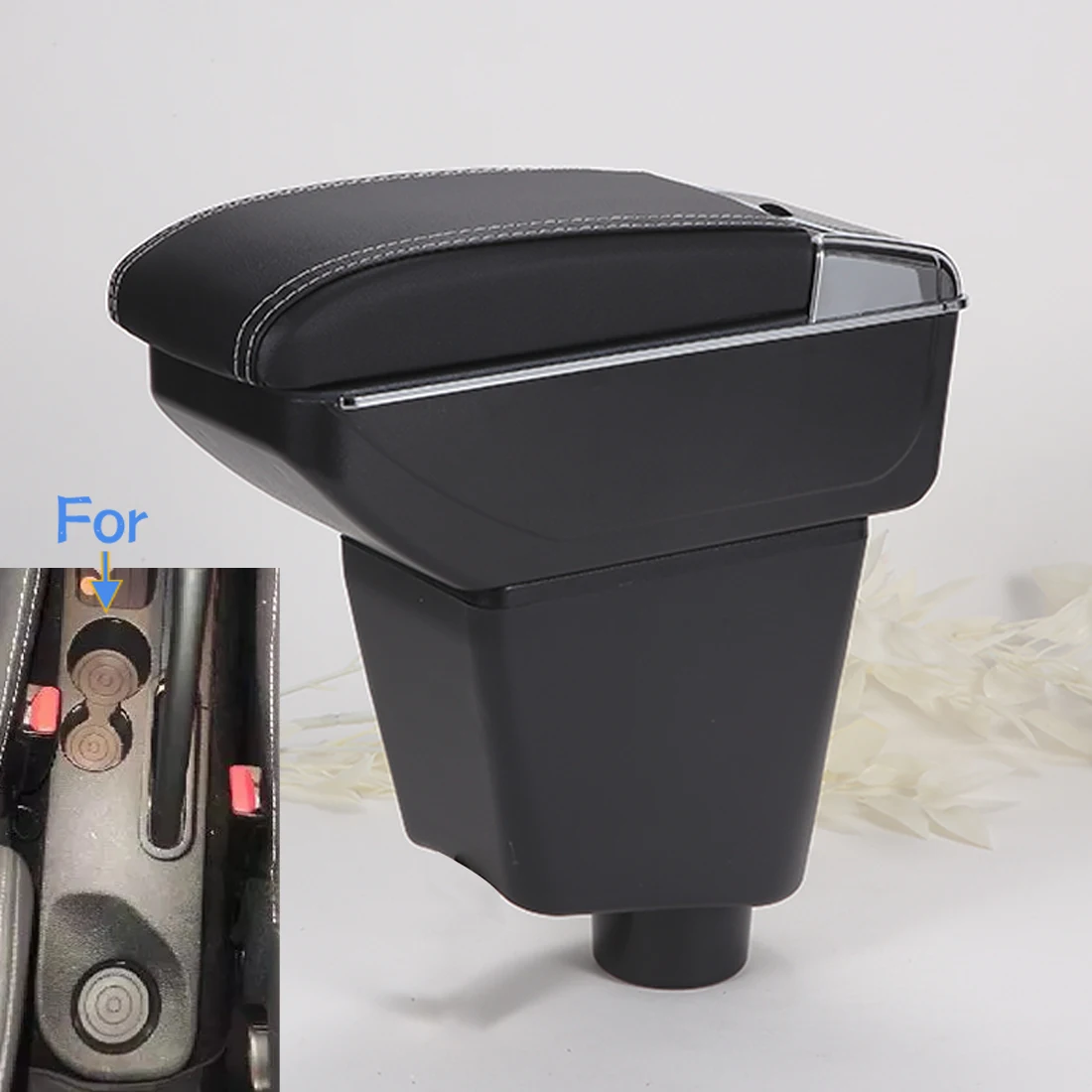 

Для Renault Clio 4, подлокотник для Renault Captur Clio 3 IV, автомобильный подлокотник, автоматический ящик для хранения, подлокотник, усиленная деталь интерьера