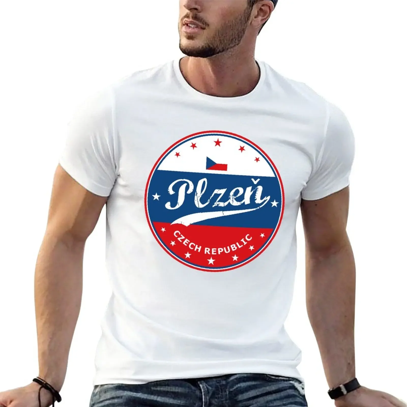 

New Plzen, City of Czech Republic T-Shirt anime shirt Man t-shirt designer shirts mens vintage t shirts