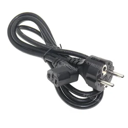 1.8m IEC C13 Right Angle Adapter Lead Cord European Schuko CEE7/7 Extension Cable VDE Angle Power cord