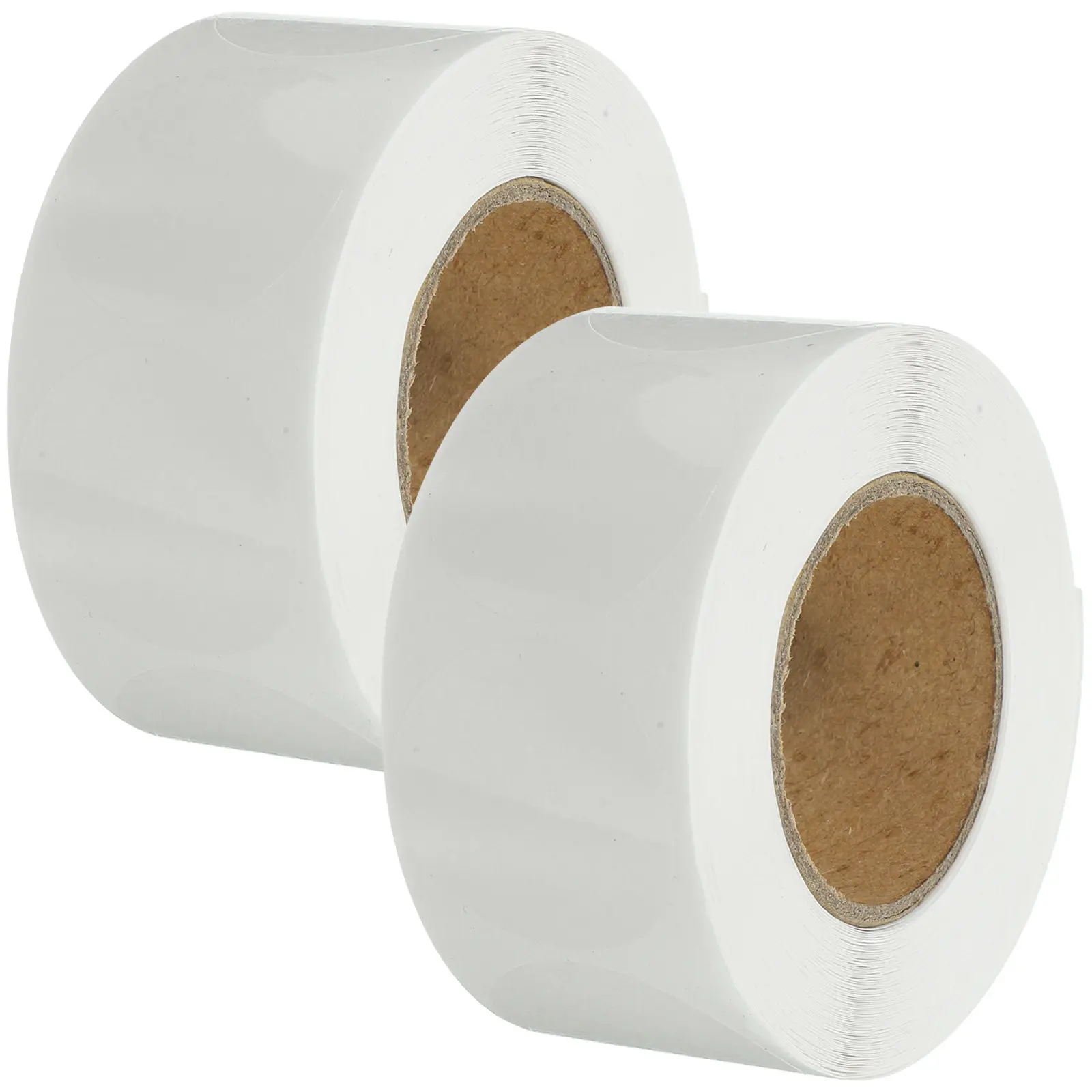

2 Rolls Clear Round Stickers Adhesive Dot Labels for Envelope Sealing Retail Packaging Jars Bottles Drawing Date Marking