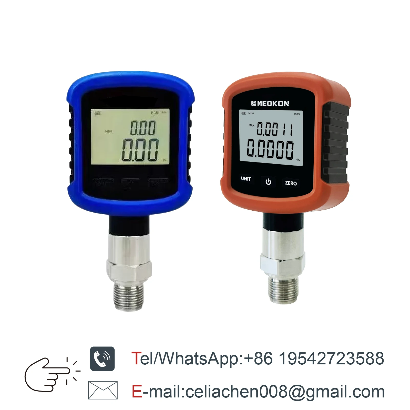 MD-S281 مقياس الضغط الرقمي 330 °   الدورية بلوتوث اللاسلكية عالية الدقة فراغ مسجل البيانات الهيدروليكية