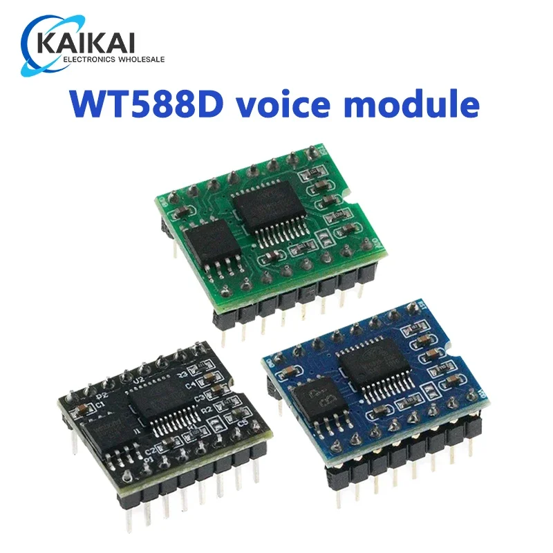 Módulo de voz wt588d, chip de voz pode apagar, alta qualidade, 8m 16m 32m