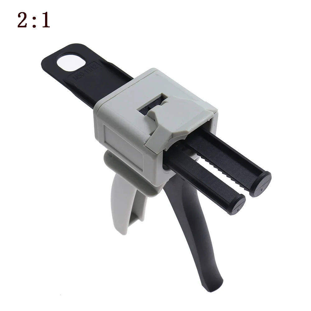 50ml Zwei Komponente AB Epoxy-dichtungsmittel Kleber Gun1:1 2:1 applikator Kleber Adhensive Squeeze Gemischt Handkartuschenpistole Dispenser – Detail 10
