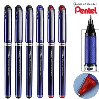 Bolígrafo de Gel Pentel japonés BLN25, bolígrafo de agua líquida recto de media aguja de 0,5mm, accesorios de oficina, suministros escolares estacionarios, 9 Uds.
