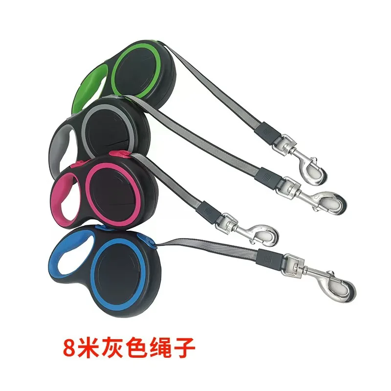 

Dog leash nylon automatic retractable pet leash, dog walking pet supplies retractor