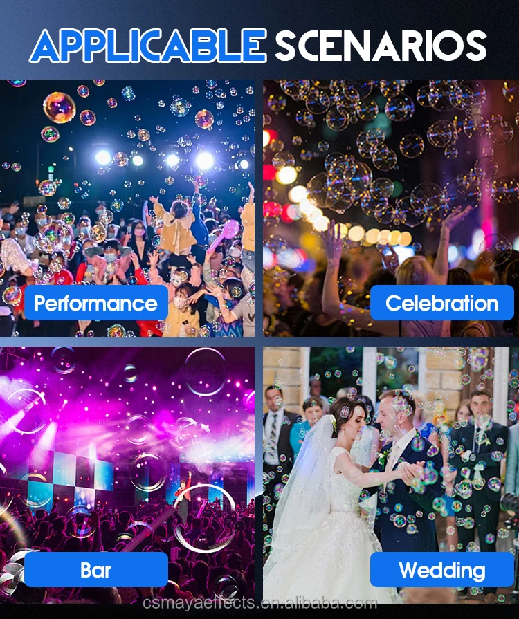 3000W Electric Iron LED DMX512 8CH Controlled Party Fogger Music Festival Concert Bubble Smoke Fog Machine