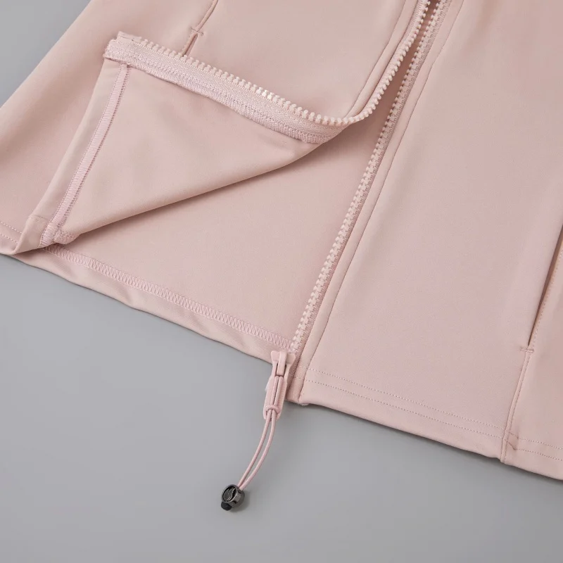 الوقوف طوق الجري ركوب الدراجات اليوغا مضغوط معطف رياضي لباس خارجي كم طويل التخسيس تجريب الأعلى #4