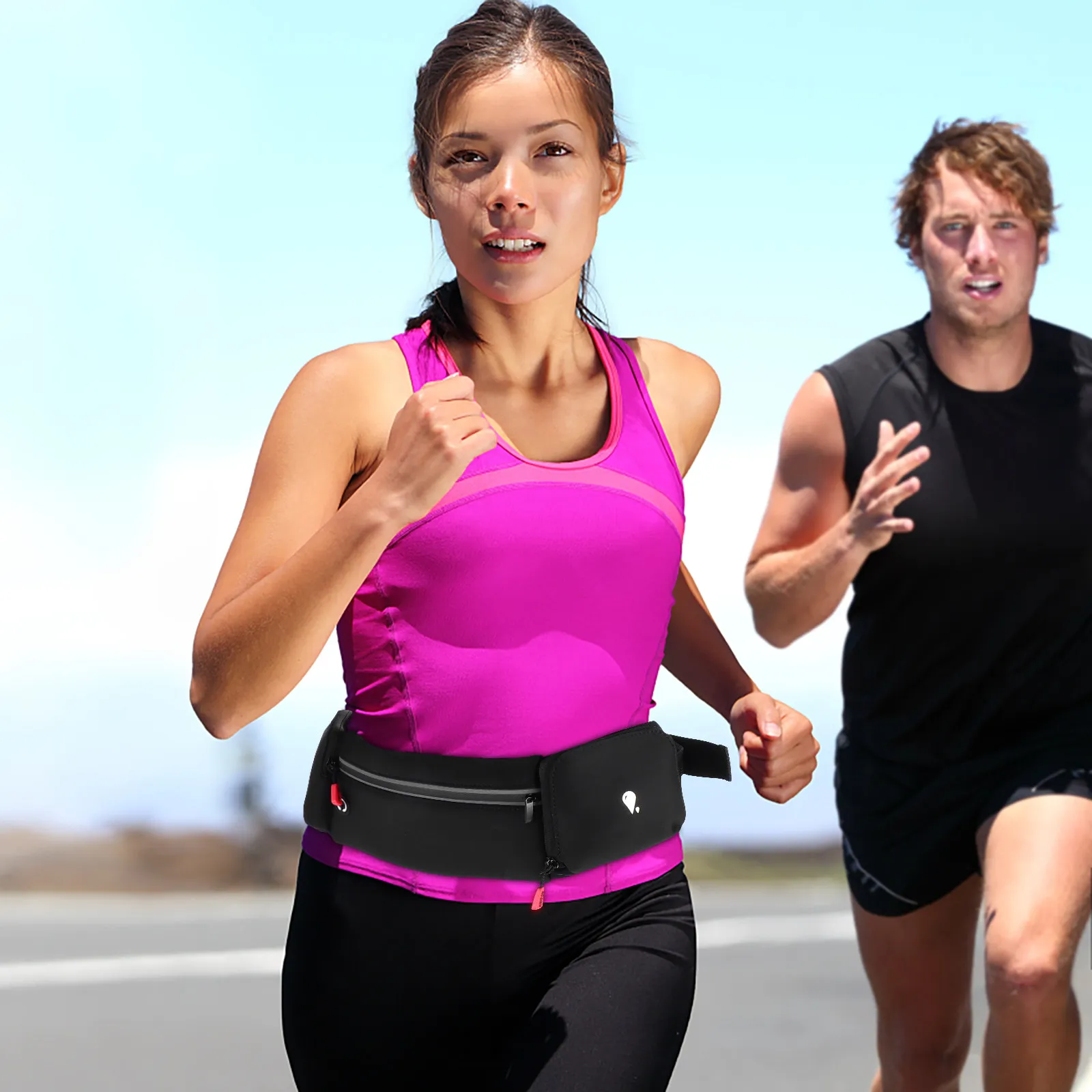 

Sports Waist Pouch with Water Resistance Lightweight Build Holds Phone Securely Great for Running Walking Travel Gym Workout