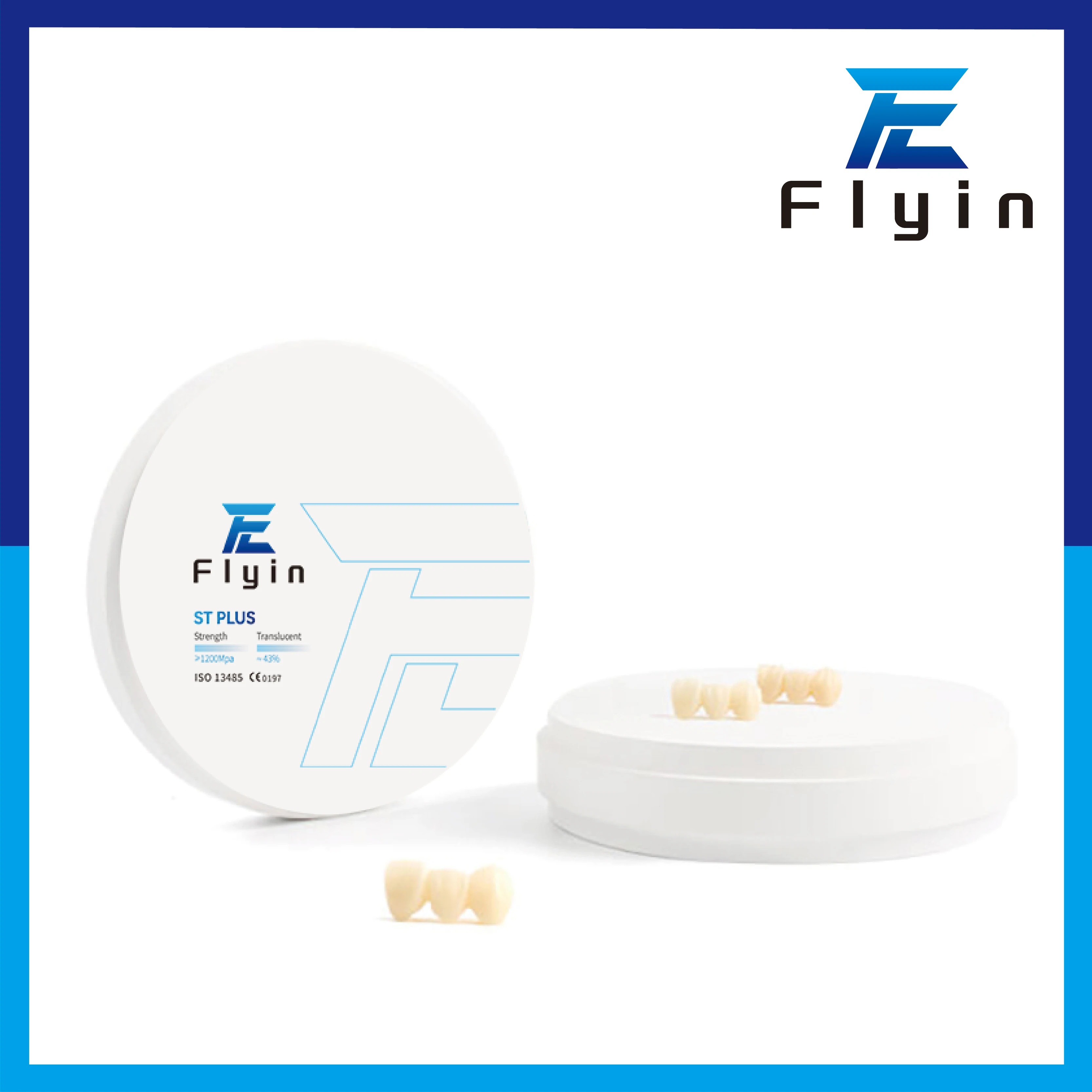 Cad/Cam FLYIN ST Plus 98mm zirconia block manufacture online technical support zirconia block