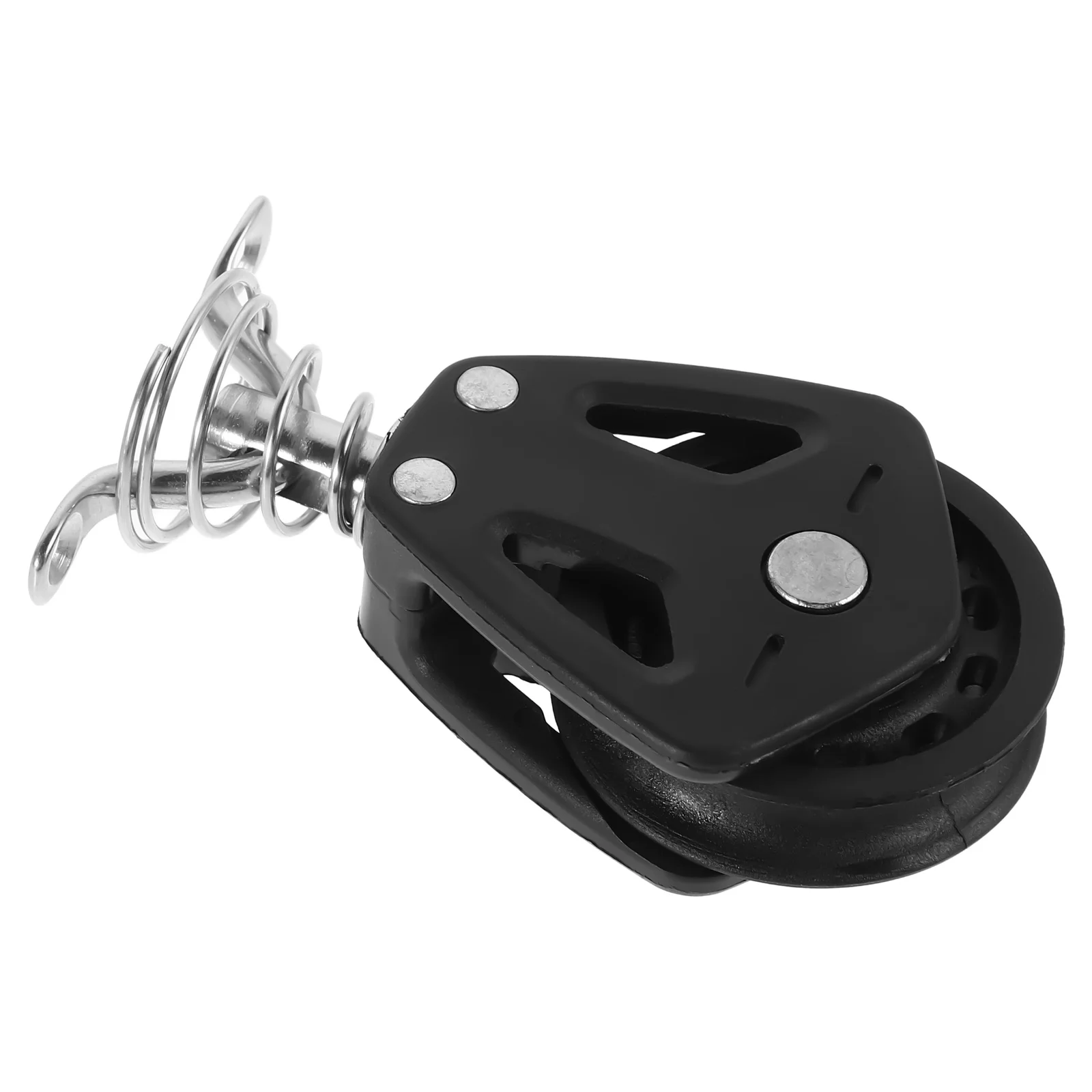 

Single Swivel Pulley Marine Accessories Nylon Bearing Black Universal Pulley Block For Boat Sailboat Kayak Sailing Vessel