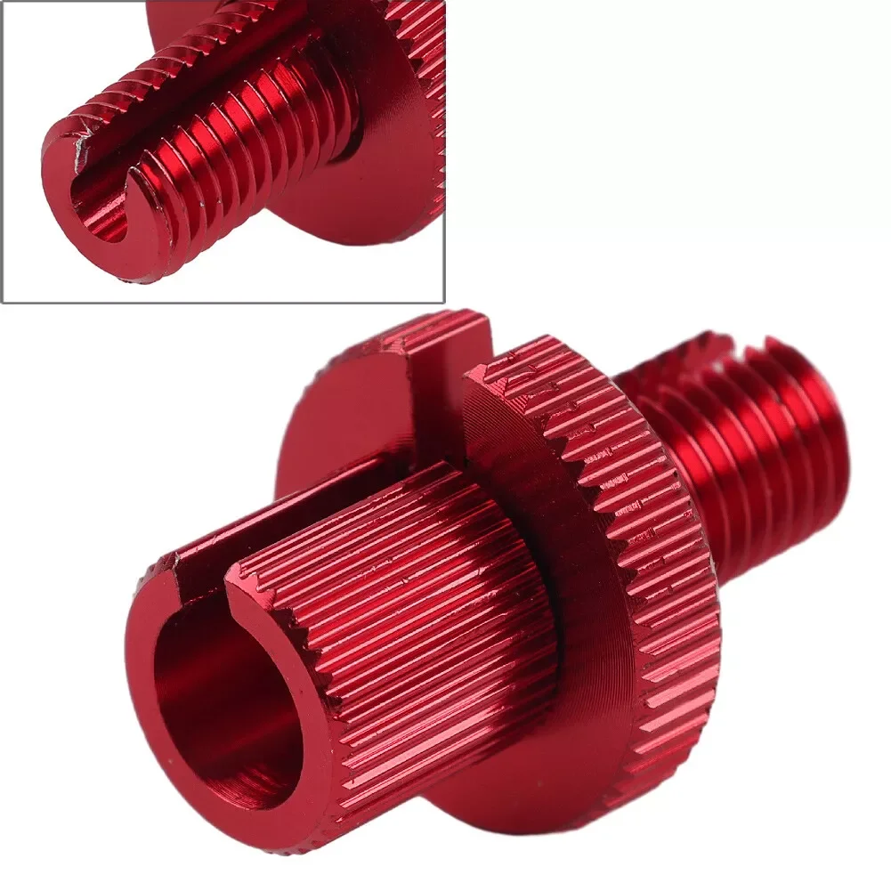 2 uds M10 * 1,25 tornillo Universal de ajuste de línea de Cable de embrague de freno de motocicleta para moto Pit ATV Dirt Bike Motocross rojo