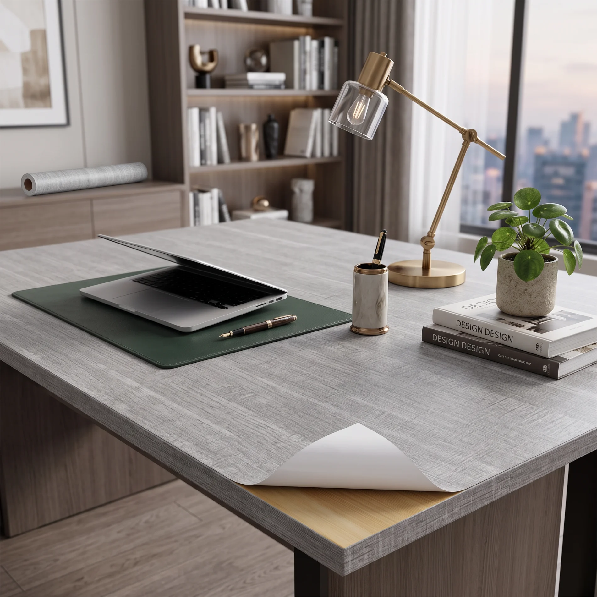 55cm Wide Wood Grain PVC Wallpaper Self Adhesive Stickers Waterproof Home Decor Film for Door Wardrobe Cupboard Table Furniture