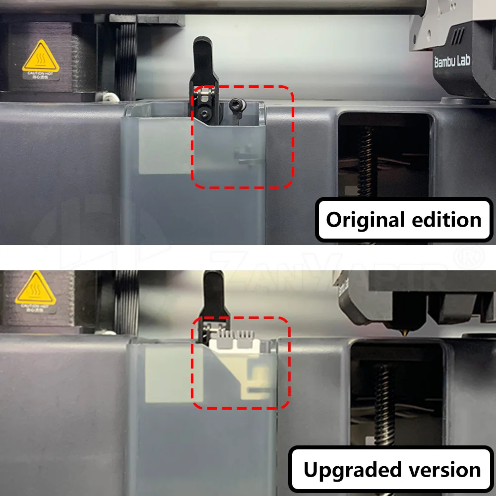 لامبو مختبر P1/X1 سلسلة ABS فوهة فرشاة مسح أجزاء جعل رأس الطباعة الأنظف للطابعة ثلاثية الأبعاد P1 P1S P1P X1 X1C