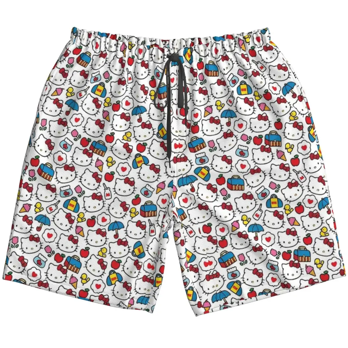 Sanrio Character Beach Shorts For Men Board Shorts Vacation Hawaiian Swim Trunks