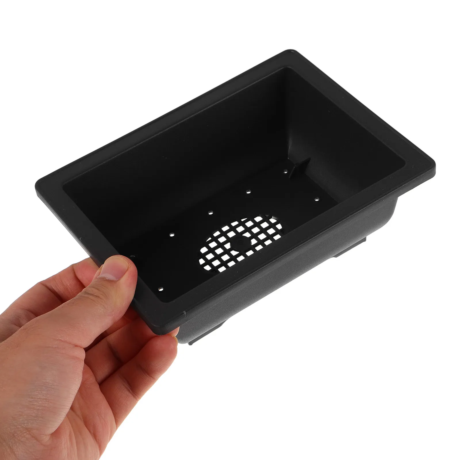 

Набор из 12 прямоугольных винтажных пластиковых горшков для цветов: для бонсай, суккулентов, овощей, для дома и балкона