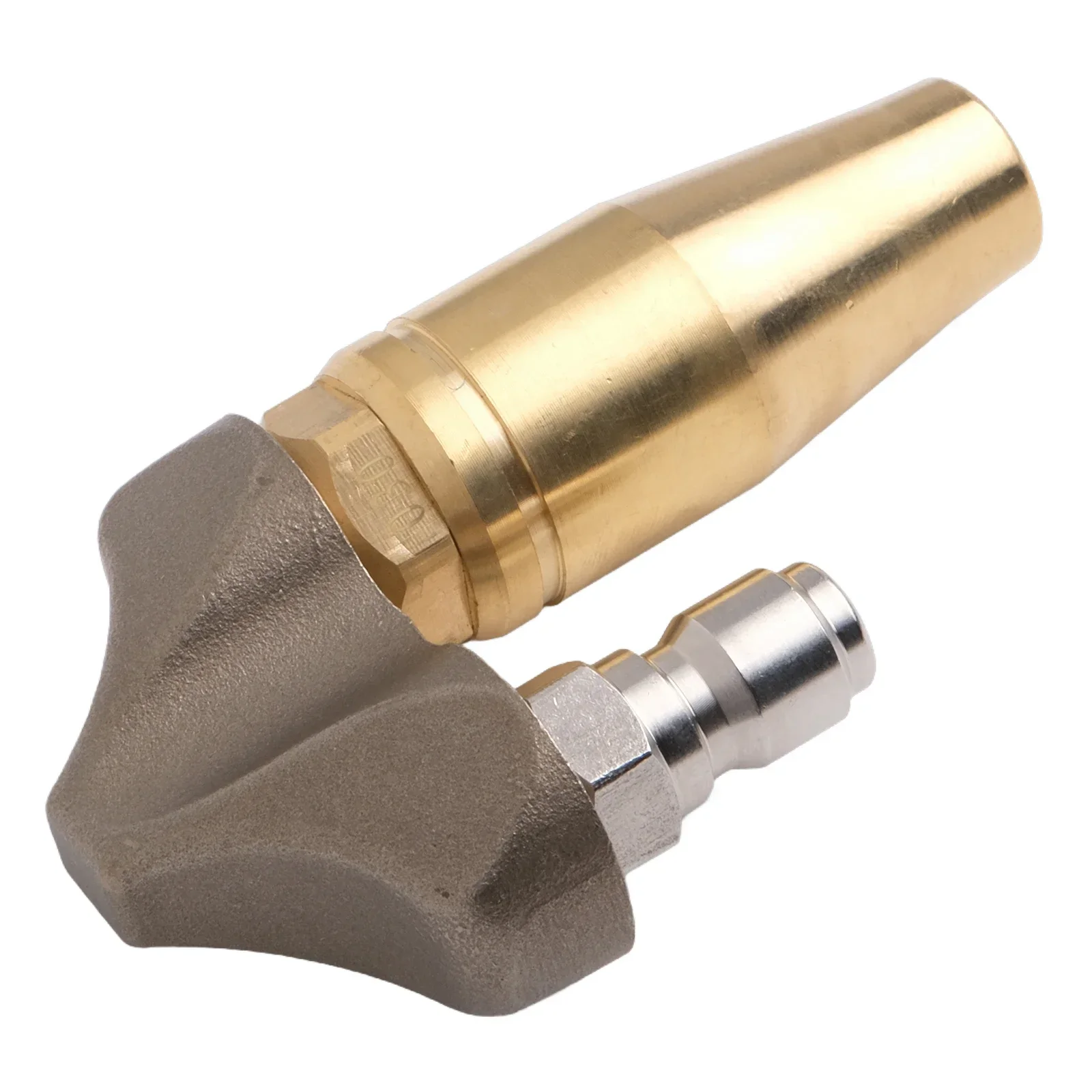 

Высокоскоростная насадка для мойки под давлением, 3/8'', термостойкая, с функцией самовращения, для очистки горячей водой