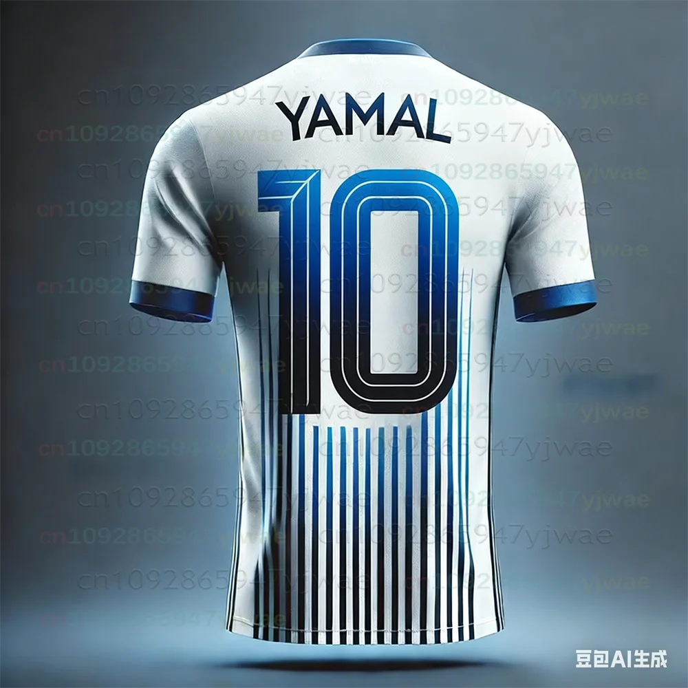 2026 New Special Edition YAMAL No.10 Football Jersey Kids/Adults Oversize Sports T-shirt Training School Uniform Soccer Jersey image 2