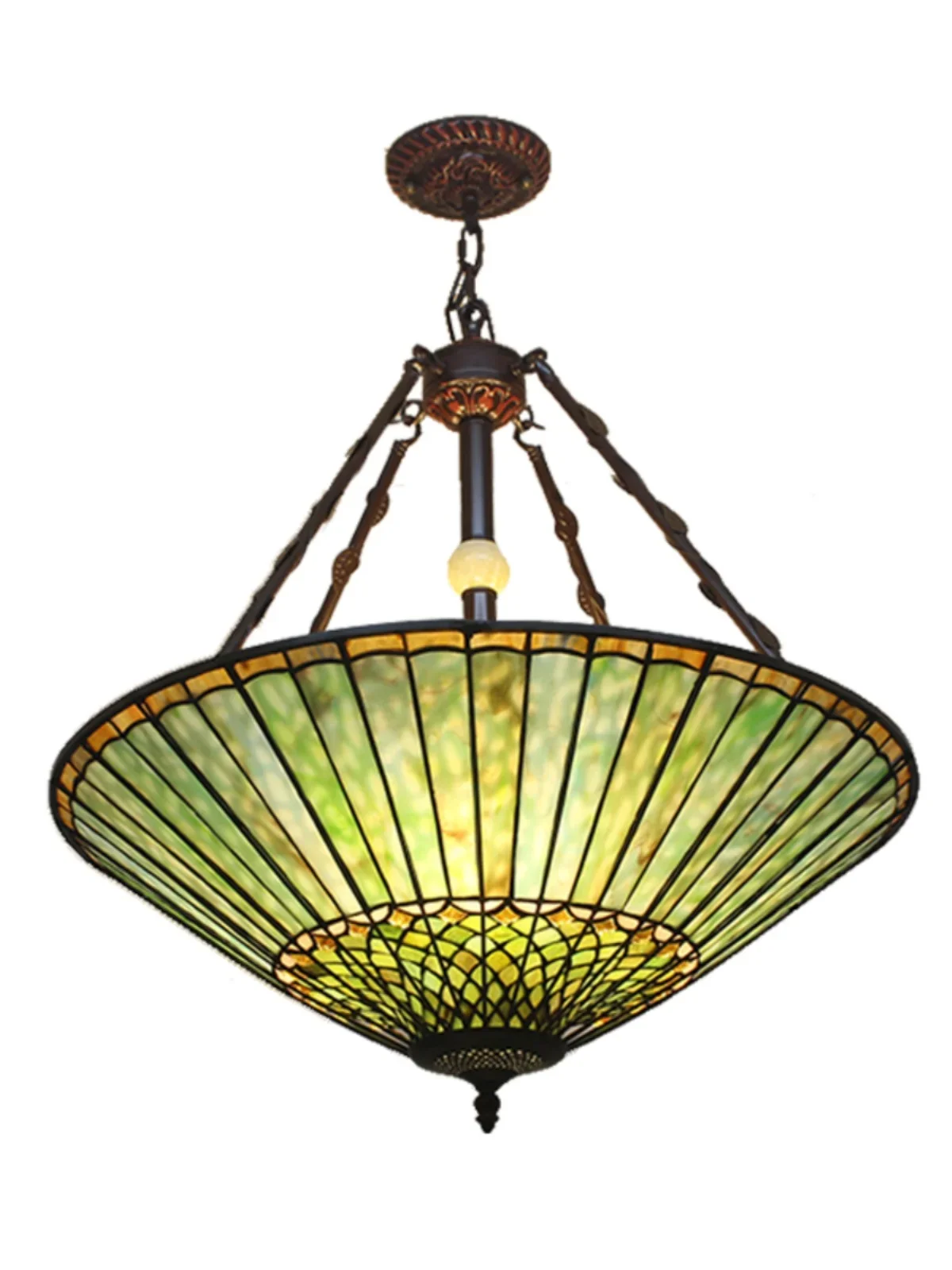 Tiffany Stained Glass Villa Chandelier American Retro Chandeliers  Entrance Hall Living Room Bedroom Dining Room Chandelier