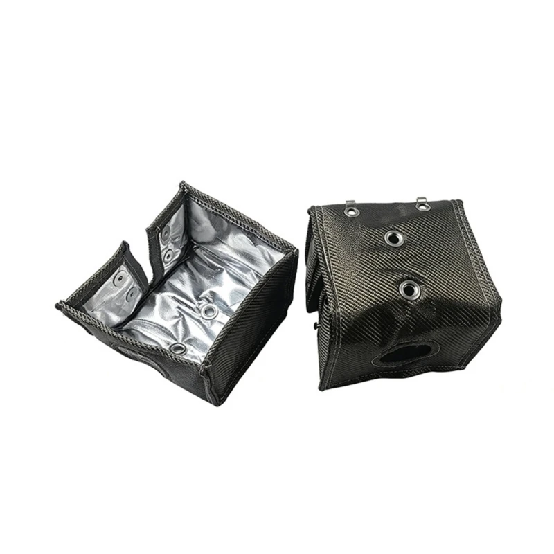 Engine Heat Cover for Small Equipment Basalt Fiber Fabric with Reflective Inner Lining, Tool Thermal and Dust Barrier for