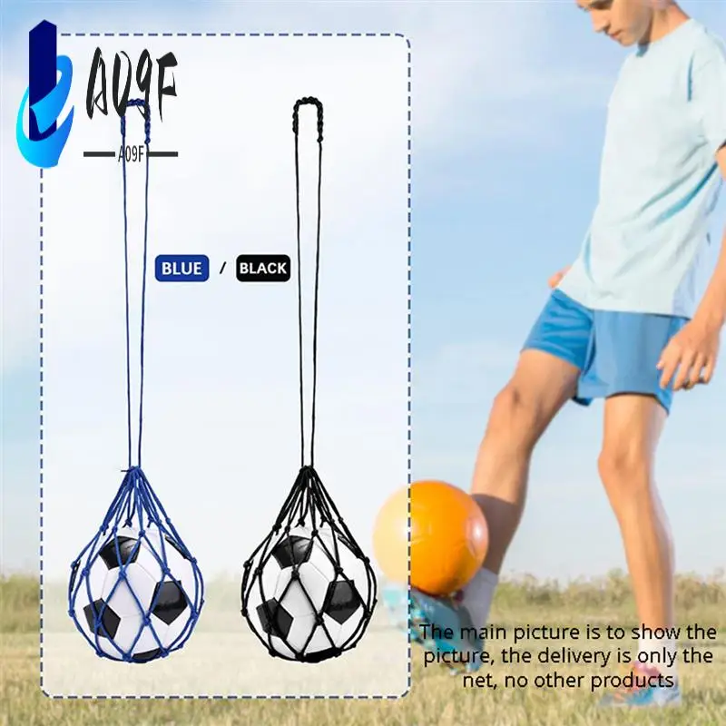 

A09F-Football Ball Net Bag, Bold Encryption + Elastic Rope, Football Training Bag, Portable Ball Bag