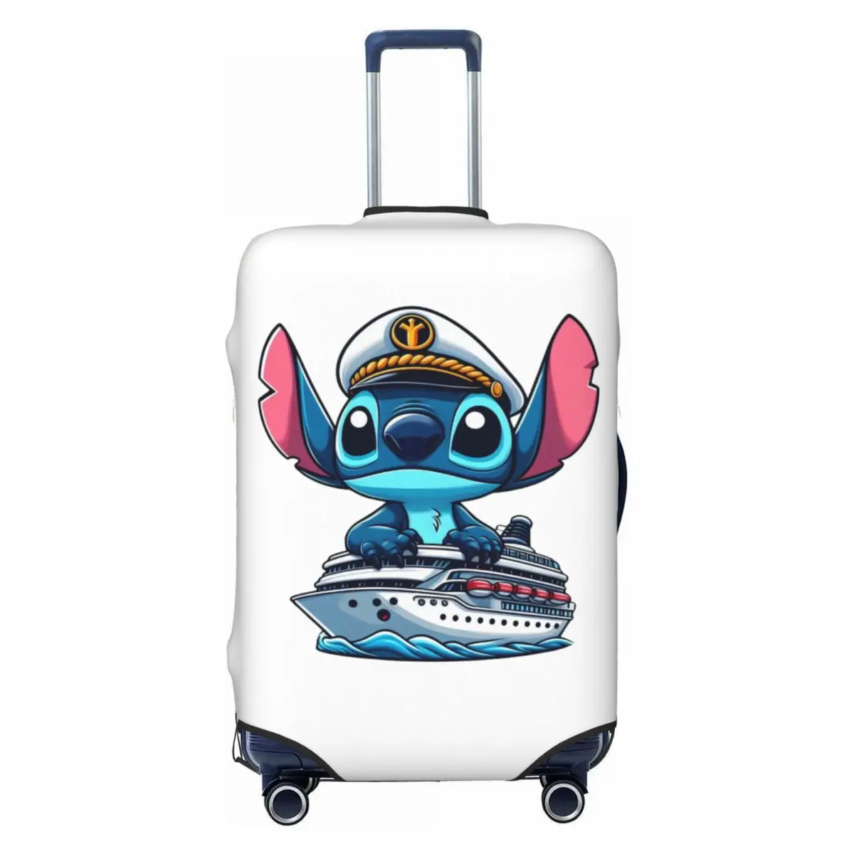 

Custom Funny Stitch Ship Luggage Cover Protector Elastic Travel Suitcase Covers