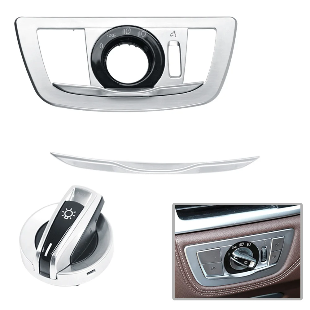 

61319472978 Headlight \Switch \Cover For BMW 7 Series 730 \G11 G12 \Light \Control Knob Cover For 5 Series G30 G31 G38