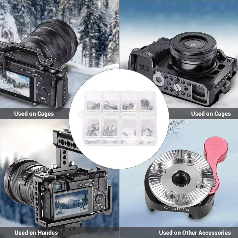 Applicable to 26-Piece AAK2326 Camera Screw Set for Small Drills for Mounting Accessories