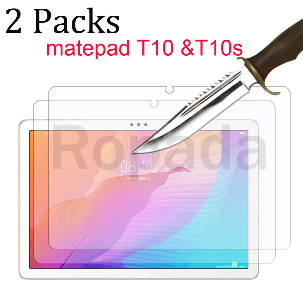 

2PCS Glass screen protector for Huawei matepad T10 /T10s 9.7‘’ 10.1'' tablet protective film HD Clear 9H hardness