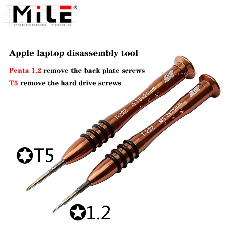 1Pc Magnetic Screwdriver 0.8 Pentalobe 1.3 1.5 2.5mm Cross 0.6 Y Tip 2.5mm Hexagon for Mobile Phone MP3 Opening Repair Tools