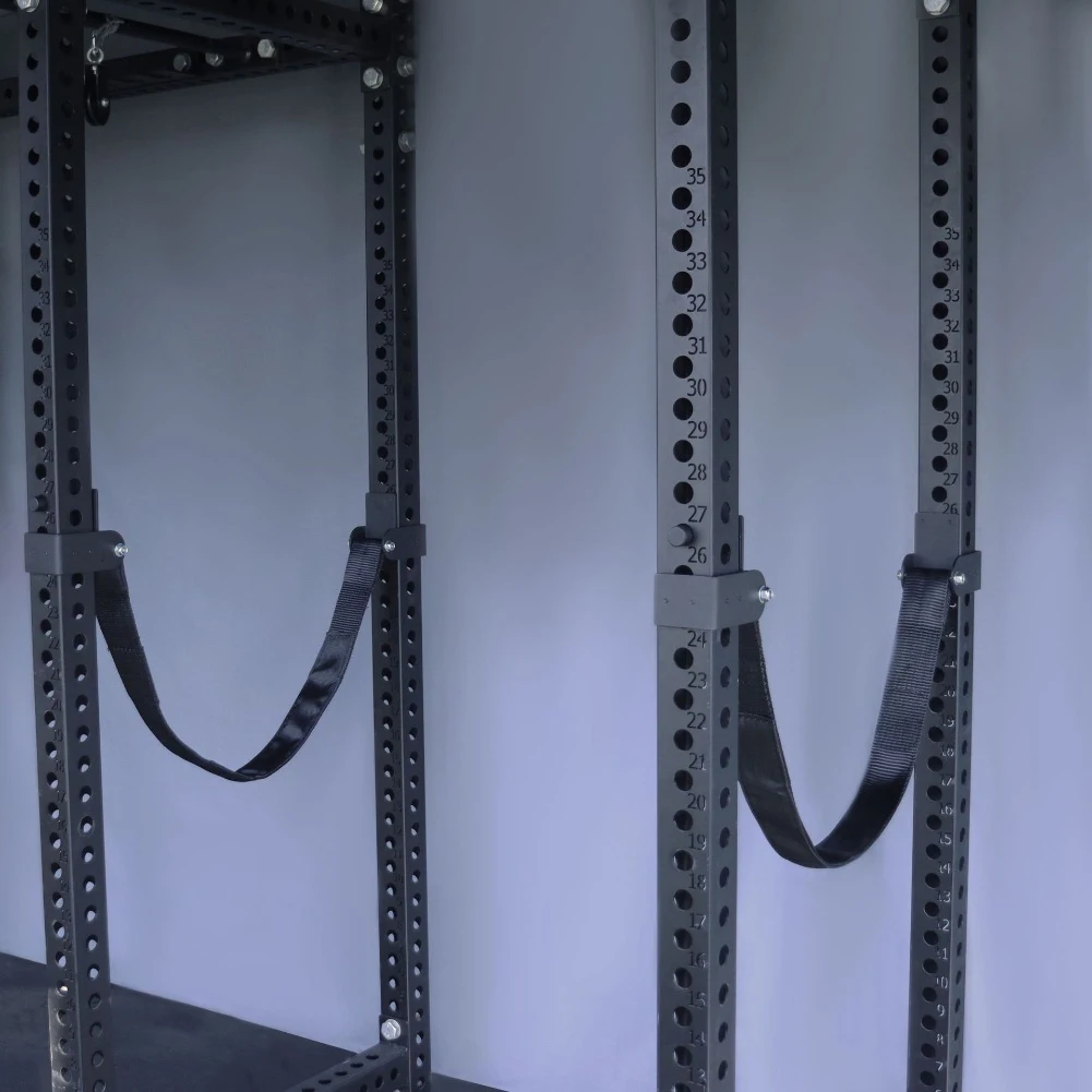 الأشرطة السلامة لرف القرفصاء المنزلية النايلون عززت الإفراج السريع حزام رقيقة ل 75 مللي متر أنابيب Quare 16/18/26 مللي متر فتحة