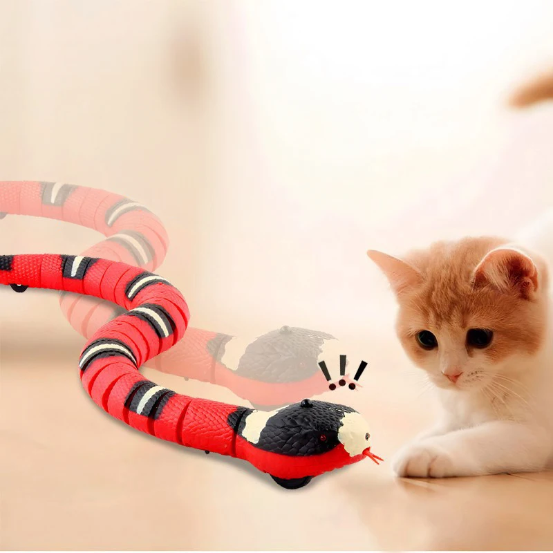 Jouet de Détection Intelligent pour Chat, Interactif, existent, pour l'Intérieur, pour Chaton, Rechargeable par USB