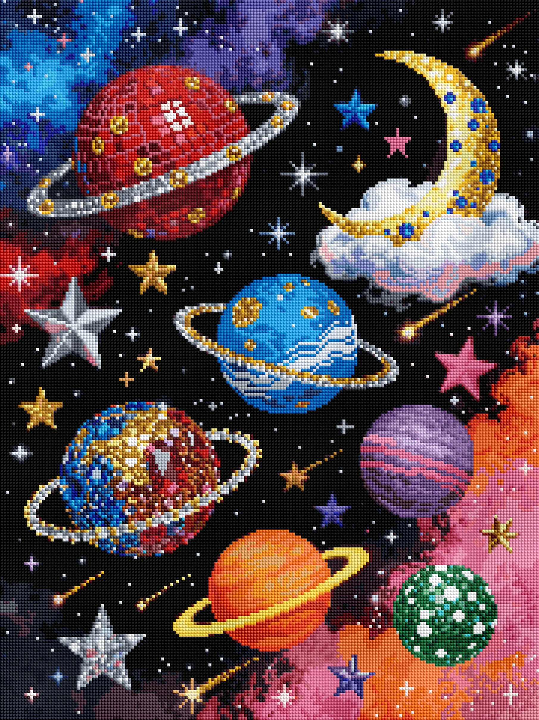 

Алмазная вышивка FOREVER YOUNG 5D DIY: «Звездная алмазная мечта» с полным набором квадратных страз для взрослых, для творчества, декора дома, подарок