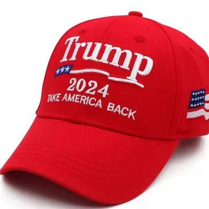 American Election Baseball Cap 2024  Dome Baseball Cap Pure Cotton Selection Explosion Election Hat Party Assembly Hat