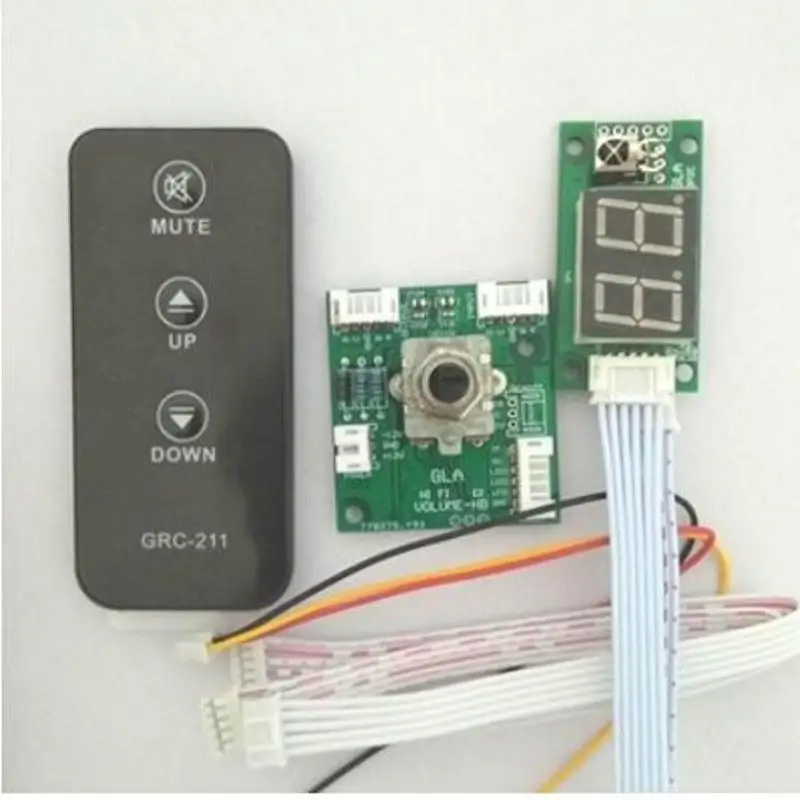 Imagem -05 - Placa de Controle de Volume Remoto com Led para Amplificador de Potência Potenciômetro Digital Equilíbrio Diferencial Hifi 4ch Canais 2ch w