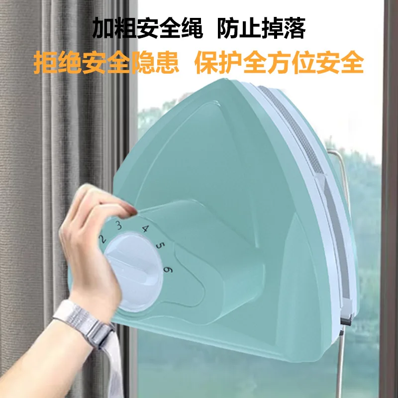 Glass wipe tool, three-layer universal strong magnetic double-sided wipe high-rise