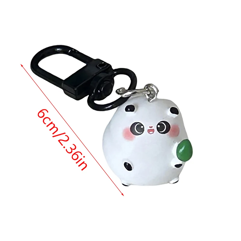 Cute Cartoon Painted Panda Keychain Panda Fashion Pendant Lovely Animal Keychain Backpack Decoration Couple Gifts