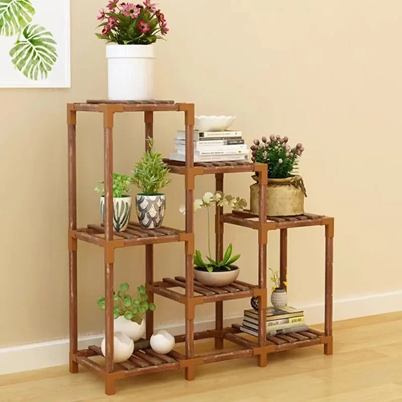 Flowerpot Display Garden Plant Shelf Balcony Indoor Support Storage Plant Shelf Outdoor Estante Para Plantas Home Furniture