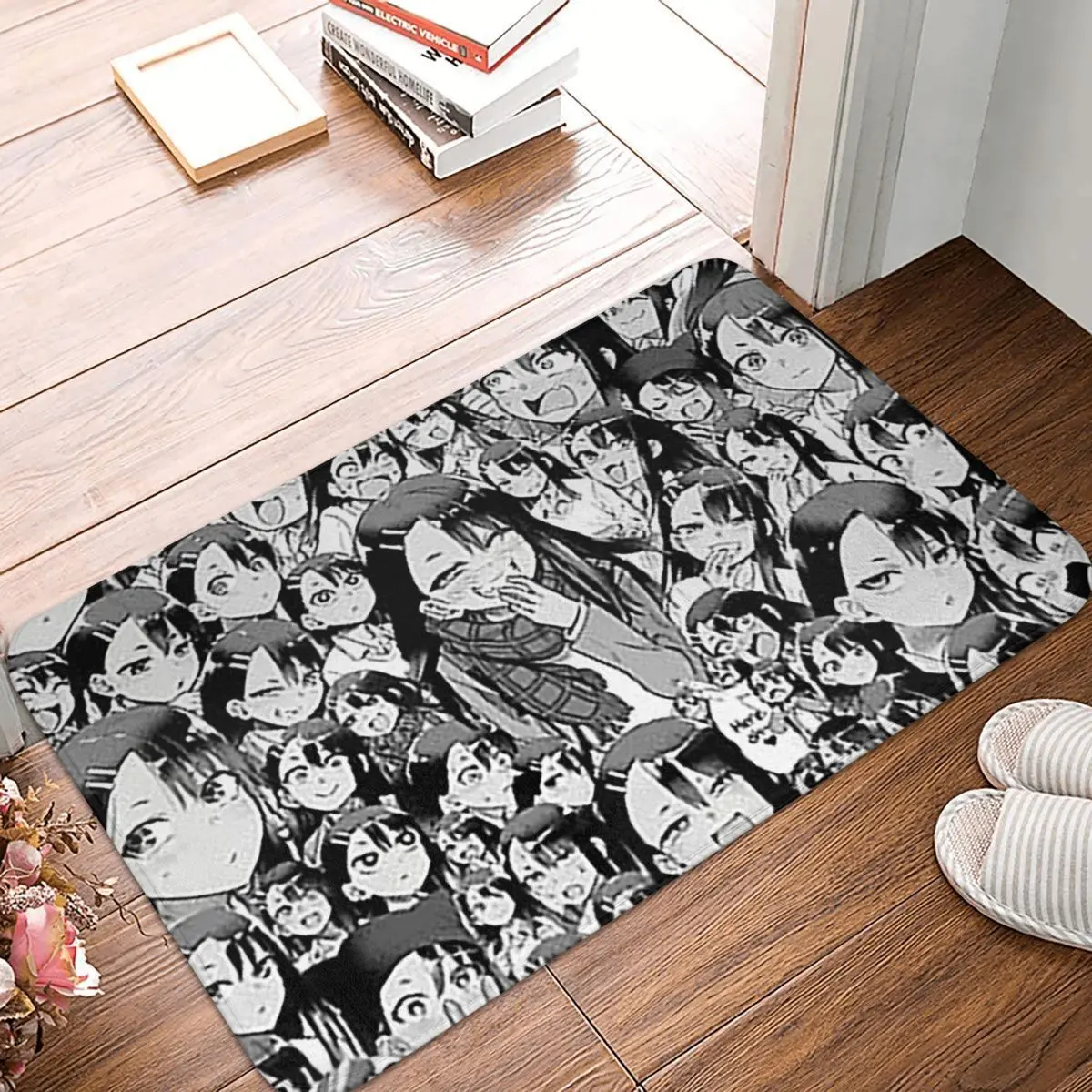 Nagatoro Hayase Ijiranaide Nagatoro-san Don't Toy With Me, Miss Nagatoro Non-slip Doormat Floor Mat Carpet Rug Footpad Mats