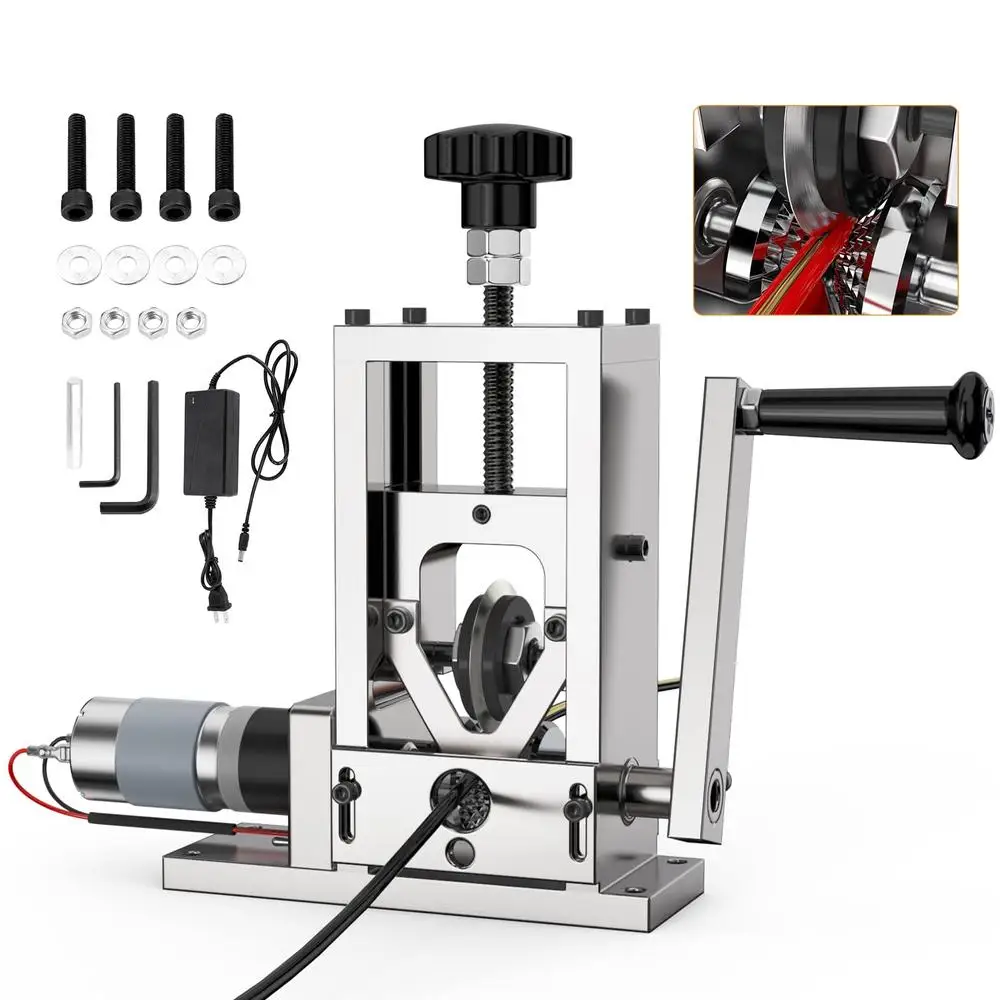 Powerful Electric Wire Stripping Machine Scrap Copper Adjustable Blades Labor-Saving & Fast Stripping Portable & Convenient