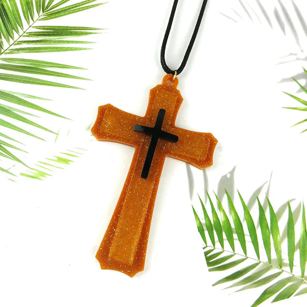 

2Pcs Silicone Cross Pendant Mold Flexible Non-Stick Epoxy Mold for DIY Jewelry Crafts DIY Supplies Silicone Cross Pendant Molds