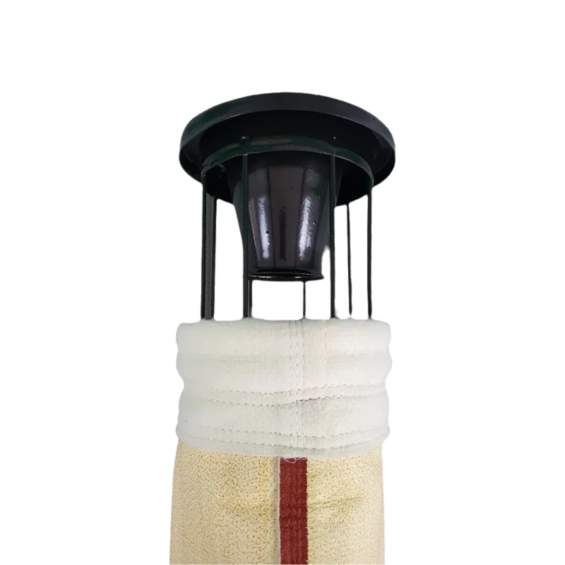 Polyester PPS Fluoropolymer Dust Collector Bags High-temperature Resistant Fiberglass Coated Dust Collection Bags