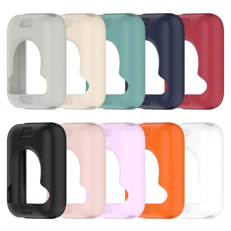 Soft Silicone Case Protective Cover for Band 9 Professional Smartwatch Scratch Resistant Protector Half Pack Housing