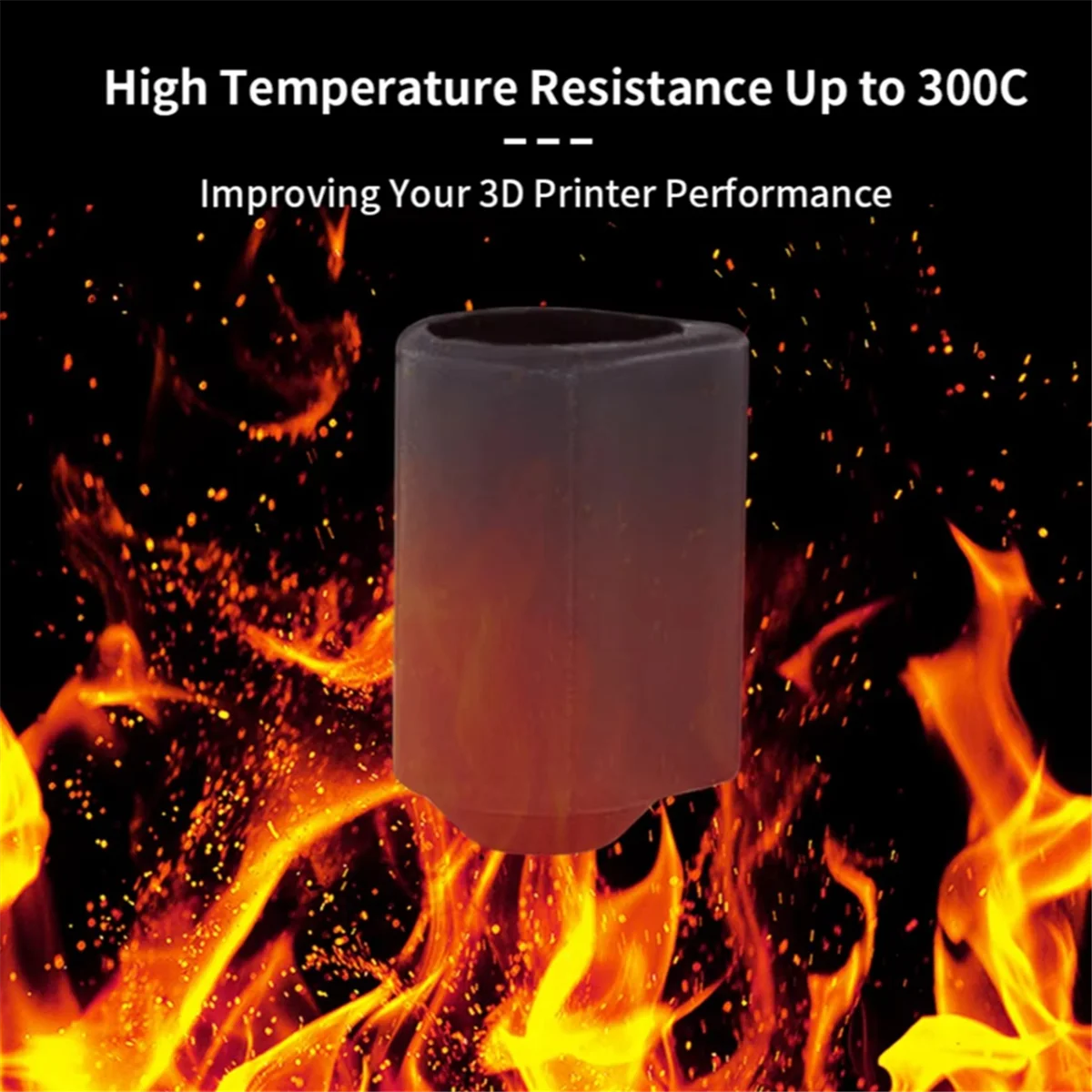 A49T Silicone Socks for K2 Plus Hotend Protection Sleeve for Hi Combo 3D Printer Heat Retention Dust Prevention 3Pcs