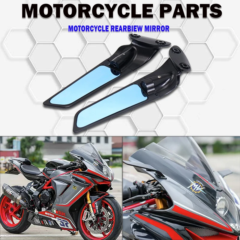 

New Motorcycle Mirrors Kit Invisible Adjustable Accessories For Augusta MV Agusta F3 800 F3 800 F3-800 f3 800 f3-800 2021 2022
