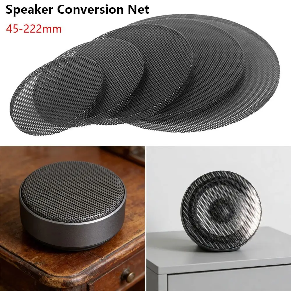 1Pcs Durable Metal Speaker Conversion Net Iron 45-222mm Grille Protection Mesh Grille Cover Car Audio