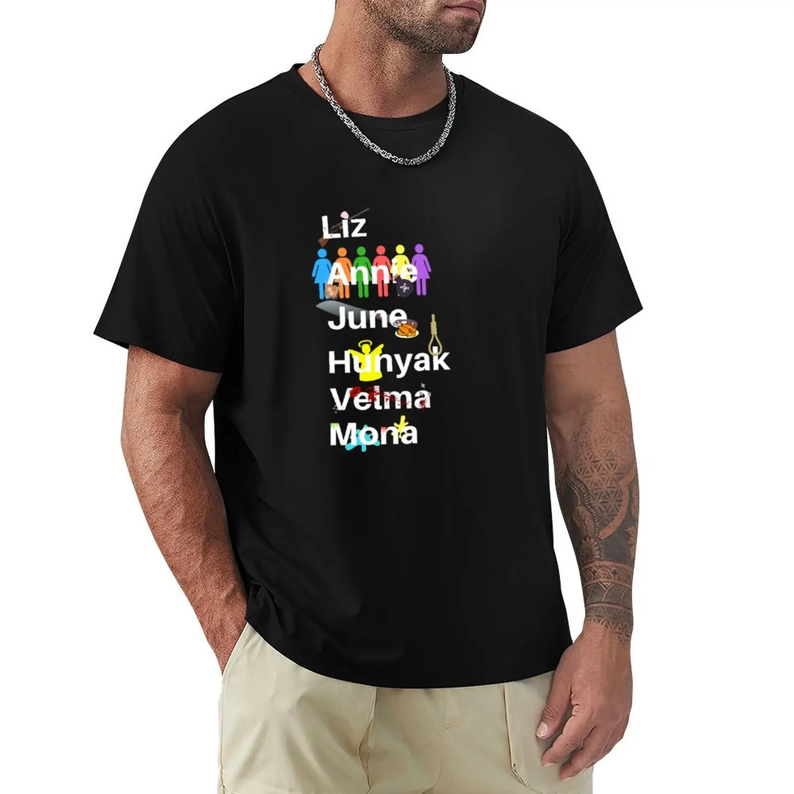 Camiseta Cell Block Tango Names, camiseta informal de moda para uso diario