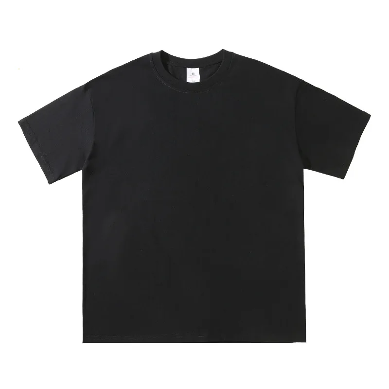 % Long-Staple Cotton Short Sleeve-Shirt Men'S Summer Trendy Loose Half Sleeve Unisex Top Advertising Shirt Fashion