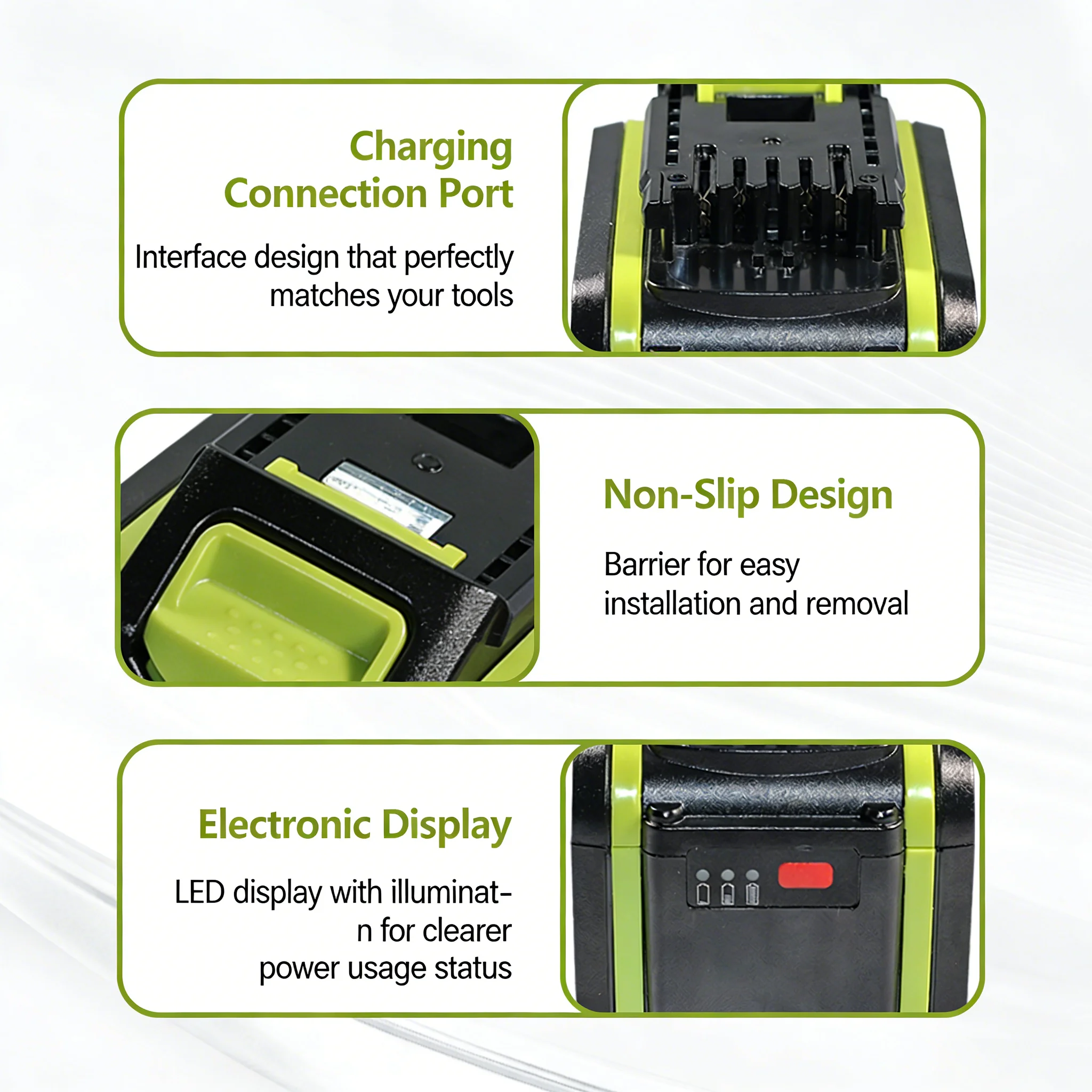 

High-Capacity 6-10Ah Lithium-Ion Battery for WORX 20V Electric Tools Long-Lasting Replacement WA3023 WA3054 Compatible